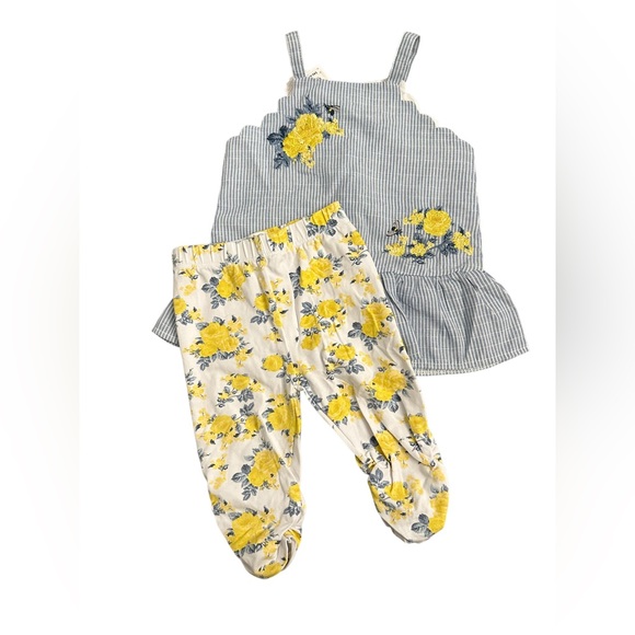 Mud Pie Two Piece Outfit Size 24m/2T - Picture 1 of 4